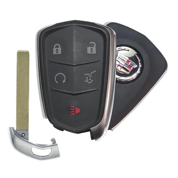 Aks Keys 2015 2016 Cadillac SRX Smart w/ Hatch & Remote Start Key 5B FCC# HYQ2AB - 13598528 RC-CADI-16C - main