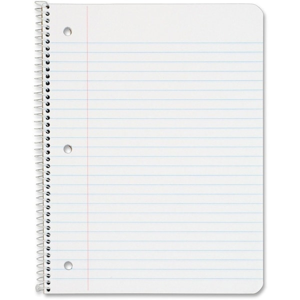 Tops 10-1/2 x 8" Wirebound Notebook, College Rule, 70 Pg TOP65000 - main