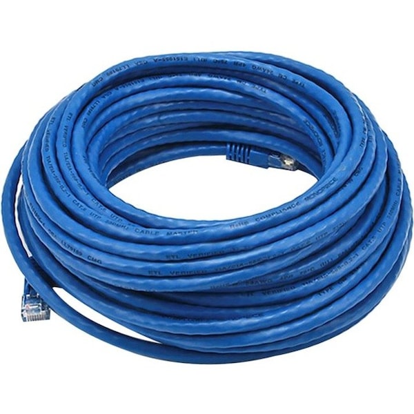 Monoprice Patch Cord, Cat 6, Booted, Blue, 50 ft. 2118 - main