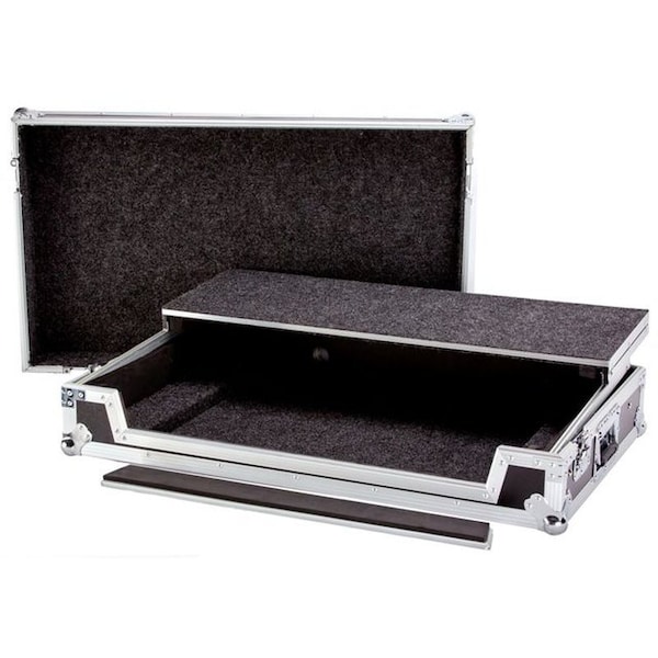 Deejay Led Fly Drive Case For Pioneer DDJ RZ Pro DJ Controller or Similarly Sized Equipment w/Laptop Shelf w/W TBHDDJRZWLT - main