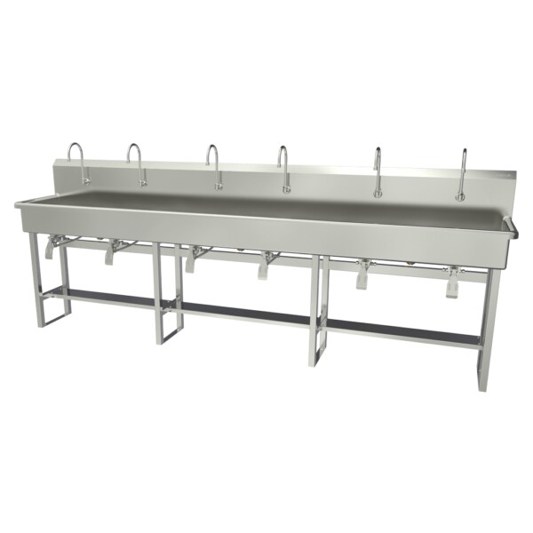 Sani-Lav Wash Station, 120"x20"x45", SS 512FK1.5 - main