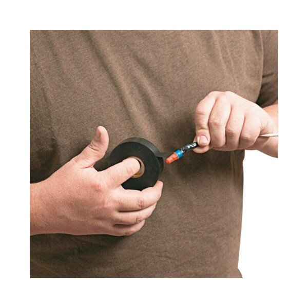 Partners Brand Electrical Tape, 3/4x20 yd., Black, PK10 T96461810PK - main