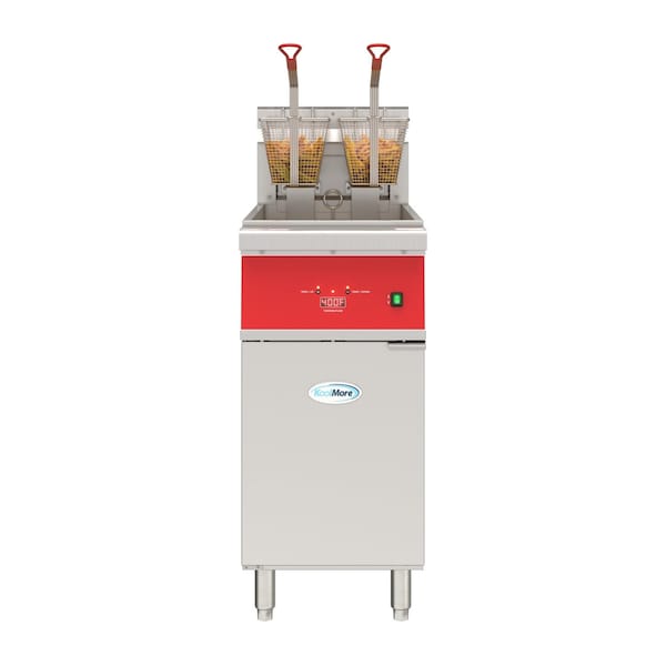 Koolmore Commercial 40 lb Electric Deep Fryer 240 V 3 Phase KM-FDF40-EE - main