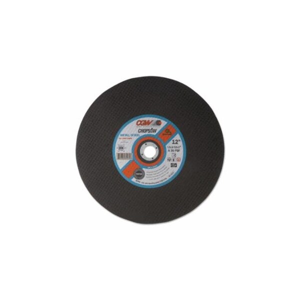 Cgw Abrasives Chop Saw Type 1 Cut-Off Wheel, 14 in dia, 3/32 in Thick, 1 in Arbor, 36 Grit, 10PK 421-35576 - main