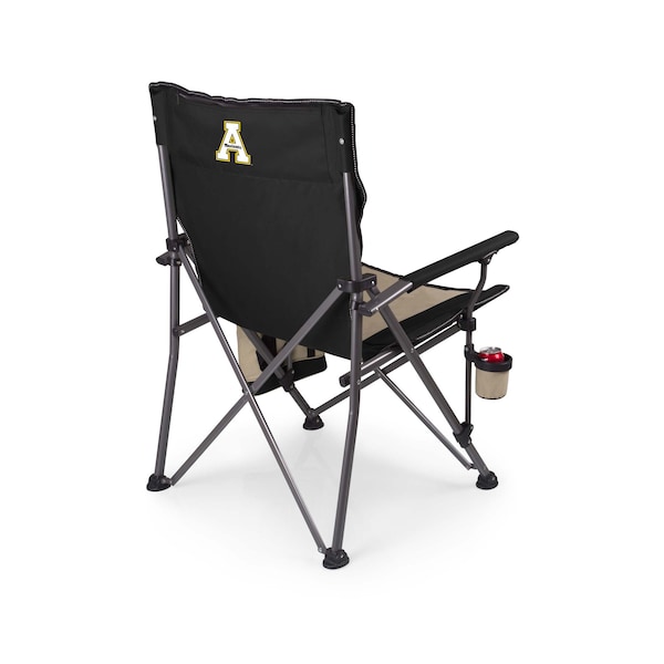 Picnic Time Family Of Brands NCAA App State Mountaineers Big Bear XXL Camping Chair with Cooler - Heavy Duty Beach Chair 808-00-175-794-0 - main