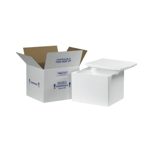 Partners Brand Insulated Shipping Kits, 12" x 10" x 9", White, 1/Case 229C - main