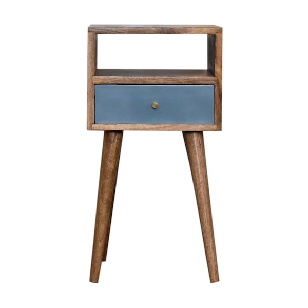 Homeroots 22" Brown Solid Wood One Drawer Nightstand 651884 - main