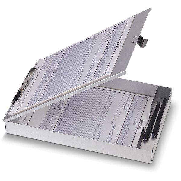 Oic Aluminum Storage Form Holder, Gray OIC83200 - main