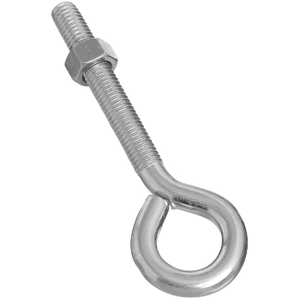 National Hardware 1/2''x6'' Zinc Eye Bolt with Hex Nut N221-317 - main