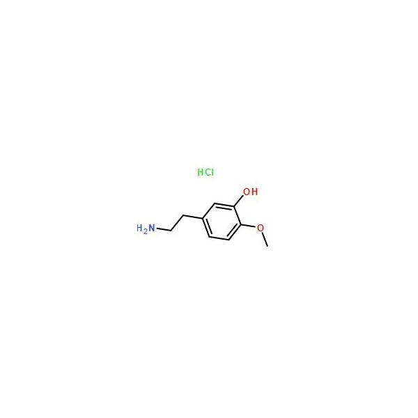 Ak Scientific 3-Hydroxy-4-methoxyphenethylamine hydrochloride (1g), CAS 645-33-0 R931-1g - main