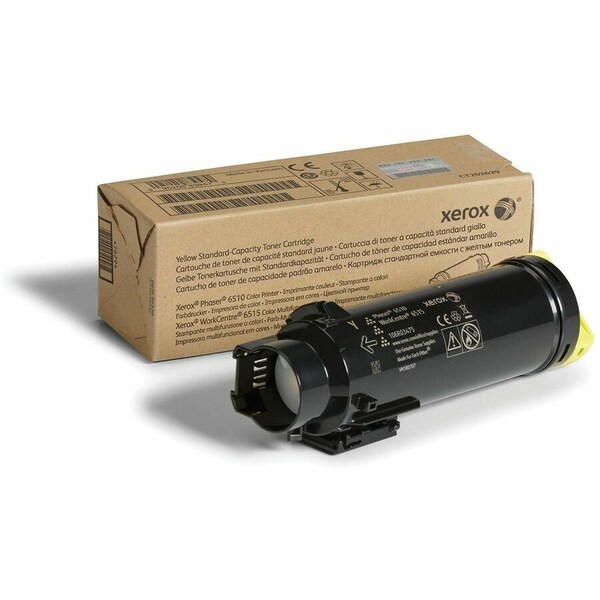 Xerox : GENUINE YELLOW STANDARD CAPACITY TONER CARTRIDGE, WORKCENTRE 6515, 106R03475 - main