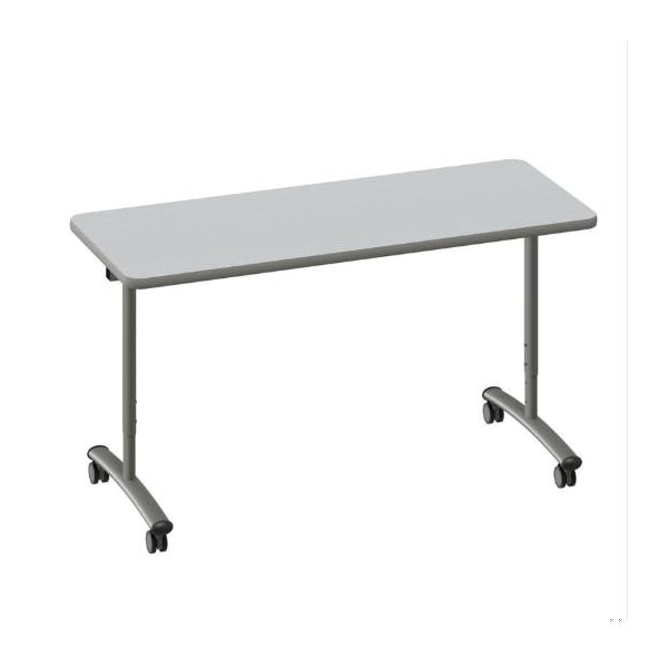 Correll Rectangle Premium Sit To Stand TFL Flip Top Table, 60 in W, 28 in to 38 in H, Particleboard Top FTS2460TF-15-14-13 - main