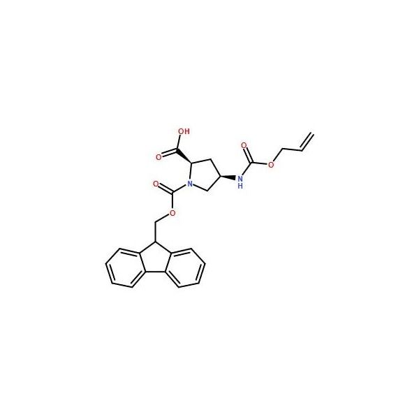 Ak Scientific (4R)-1-Fmoc-4-(allyloxycarbonylamino)-L-proline (5g), CAS 273222-05-2 2576AB-5g - main