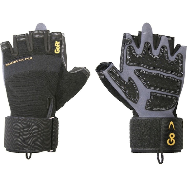 Gofit Diamond-Tac Wrist-Wrap Gloves (X-Large) GF-DTACW-XLG - main