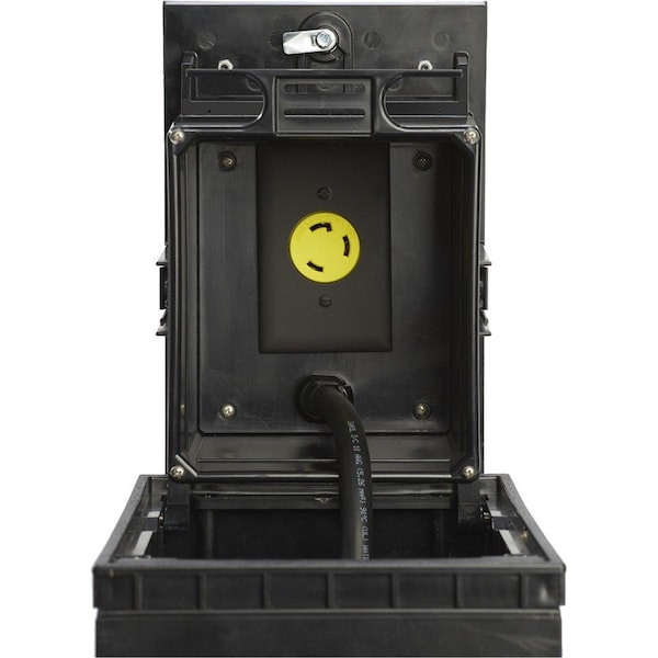 Wiremold Box Cover Assy, Outdoor, BK, L630R Recep XB814CL630BK - main