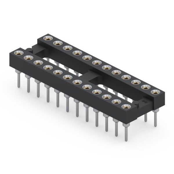 Mill-Max Decoupling Capacitor Dip Sockets-110-93-324-41-001000 110-93-324-41-001000 - main