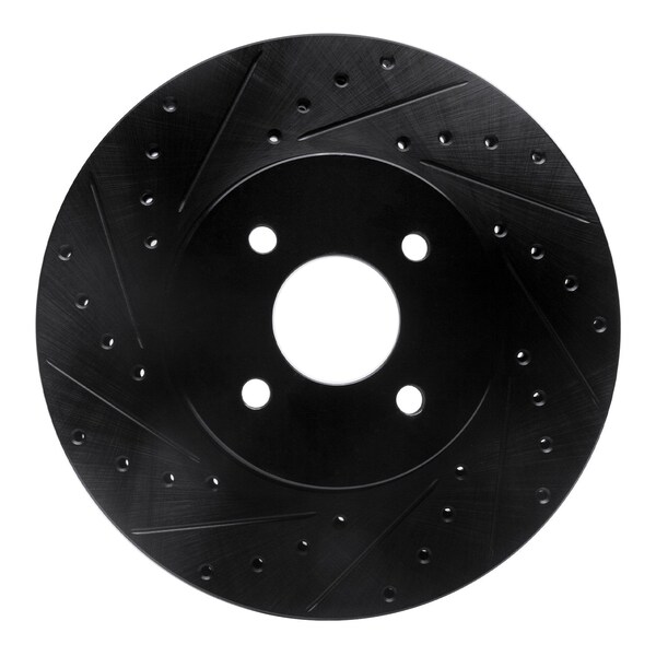 Dynamic Friction Co DFC Brake Rotor - Drilled and Slotted - Black 633-54050L - main