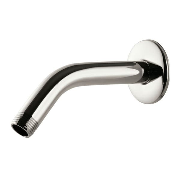 Kingston Brass 6" Shower Arm with Round Flange, Polished Nickel K206M6 - main