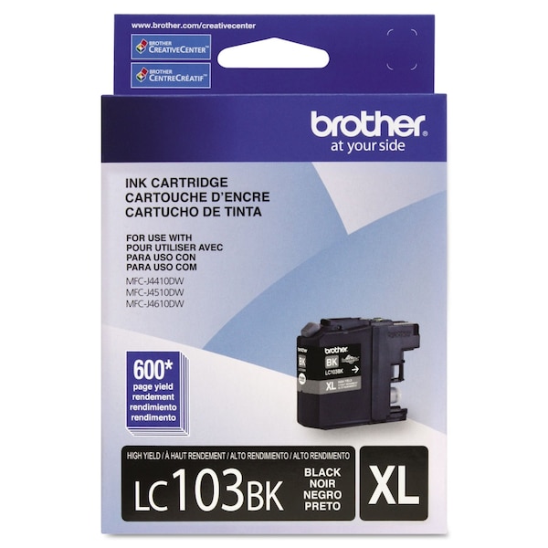 Brother Cartridge, High-Yield, Black BRTLC103BK - main