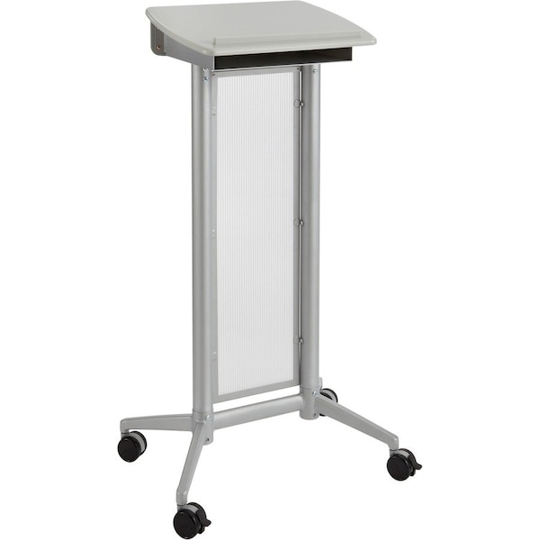 Safco Lectern, Steel/Polycarbonate, Gray 8912GR - main