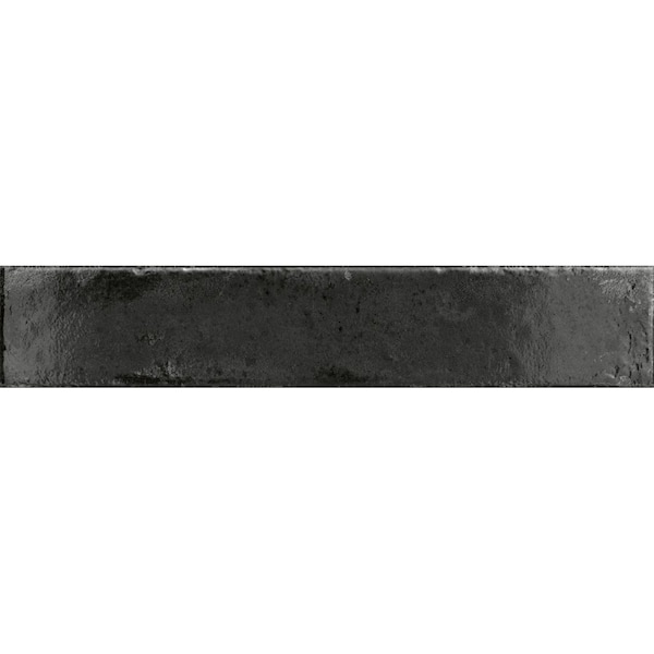 Andova Tiles SAMPLE-Ivox Black/ Blue/ Brown/White 3-in. x 16-in. Subway Glossy Porcelain Wall Tile SAM-ANDIVO1287 - main