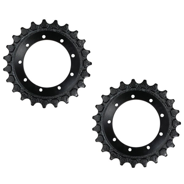 Mytee Products Forged Track Sprocket Kubota RD118-14433 Track Loader 23 Teeth 9 Bolt Holes, 2PK MPSRT-RD118-14433x2 - main