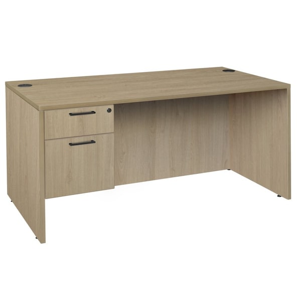 Regency Pedestal Desks, 29 in H, 60 in W X Wood, Noble Oak LSP6030NO - main