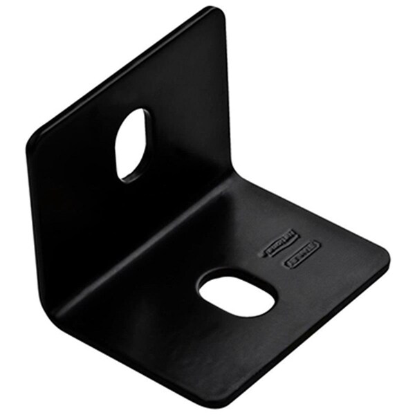 Eat-In N351-496 2.4 x 0.12 in. Black Powder Coated Steel Corner Brace EA698358 - main
