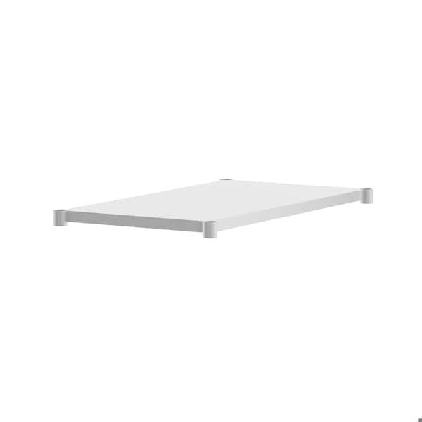 Flash Furniture Woodford Galvanized Under Shelf - Adjustable Lower Shelf for 30in. x 48in. Stainless Steel Tables NH-GU-3048-GG - main