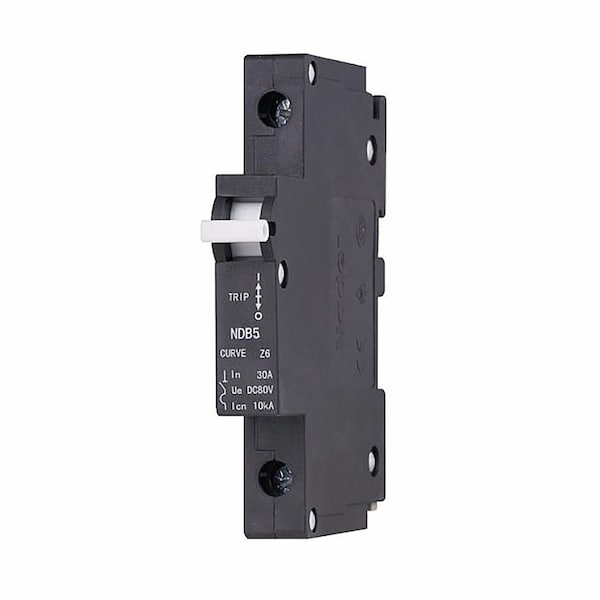 Automation Systems Interconnect 1 Amp, 1 Pole, 80Vdc, Trip Curve: C, DIN Rail Mount-Hydraulic-Magnetic Circuit Breaker, UL1077 NDB5-Z41-1P - main