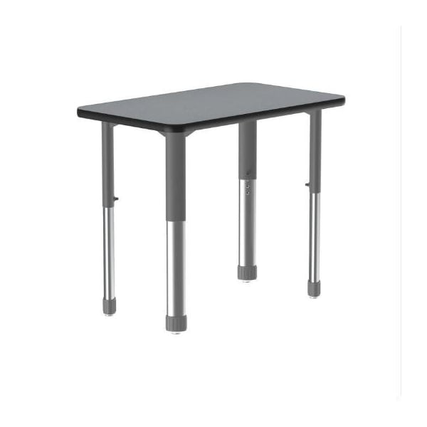 Correll Rectangle 27 in W, 20 in L, 25 in to 35 in H, Particleboard, Gray Granite AD2027TF-REC-15-13-09 - main
