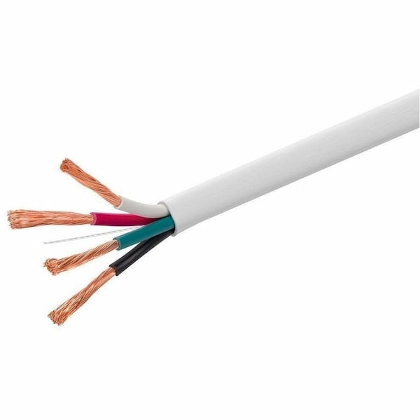 Monoprice ACCESS SERIES 12AWG CL3 RATED 4-CONDUCTOR SPEAKER WIRE 250FT WHITE 44333 - main