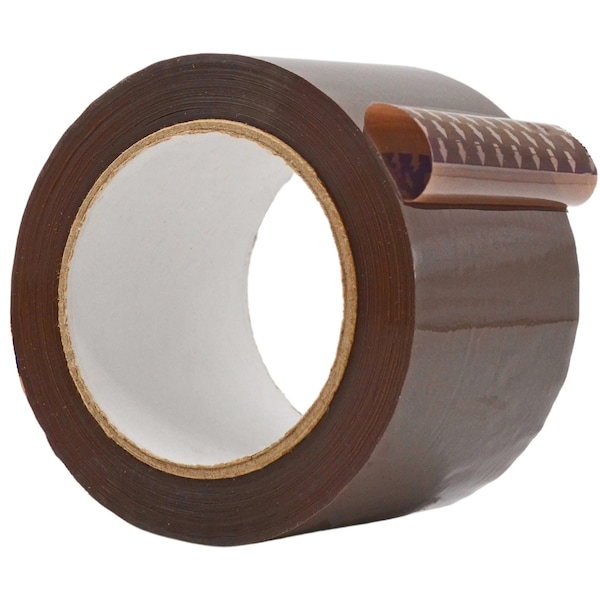 Wod Tape Tan Carton Sealing Tape 2 inch x 55 yds Pack of 36 - 2 Mil CST20WBA, 36PK TP CST20WBA-02000-36-55-TAN - main