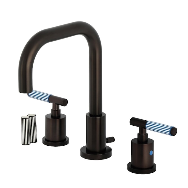 Kingston Brass Widespread Bathroom Faucet with Brass Pop-Up, Oil Rubbed Bronze FSC8935KPS - main