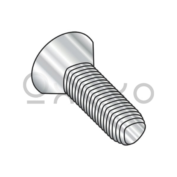 Oxoxo 4-40X3/8 Phil Flat Taptite Alternative Thread Rolling Screw Fully Thrd 410 S/S Pass & Wax, 5000PK 343792 - main