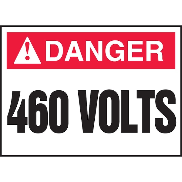 Accuform ANSI DANGER ELECTRICAL SAFETY LABEL LELC564VSP - main