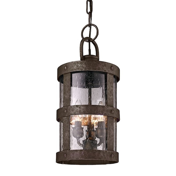 Troy Lighting Barbosa 3 Light Lantern 8 In. Aged Pewter F3317-APW - main
