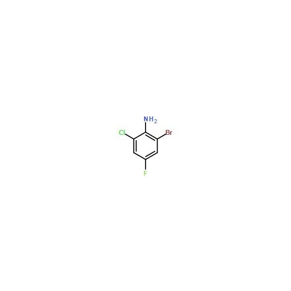 Ak Scientific 2-Bromo-6-chloro-4-fluoroaniline (5g), CAS 201849-14-1 Z0342-5g - main