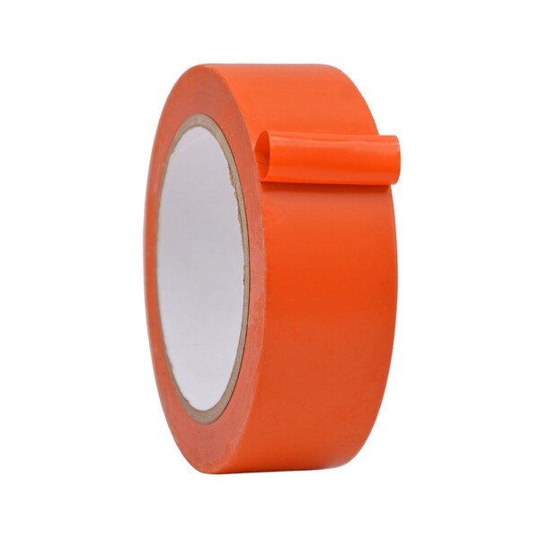Wod Tape PVC, Orange, 1.5 inch (36mm) W., 6 mil Thickness, 32 PK WOD VTC366-01500-32-36-ORA - main