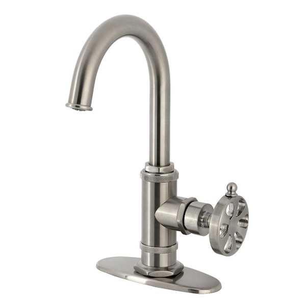 Kingston Brass Single-Handle Bar Faucet, Brushed Nickel KSD8508RX - main