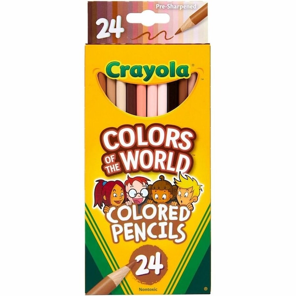 Crayola Colors of the World Colored Pencils, 24PK 684607 - main