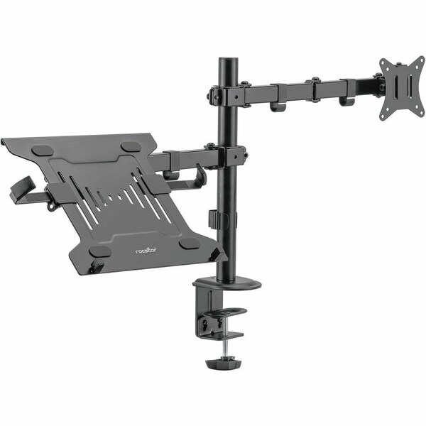 Rocstor PREMIUM VESA LAPTOP TRAY, ADJUSTABLE MONITOR ARM LAPTOP HOLDER - VESA 75X75 & 1 Y10N027-B1 - main