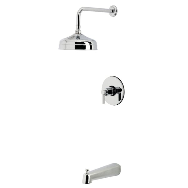 Kingston Brass Single-Handle Pressure Balanced Tub and Shower Faucet, Polished Chrome KB6331NDL - main
