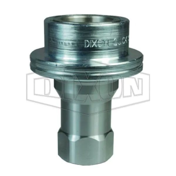 Dixon DQC HS Interchange Steam Female Coupler, 3/4-14 Nominal, Female BSPP, 303 Stainless Steel 6HSBF6-S - main