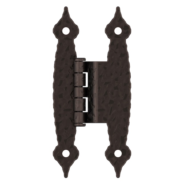 Amerock 3/8in 10mm Offset Non-Self Closing Face Mount Oil Rubbed Bronze Cabinet Hinge, 1 Pair BPR3406ORB - main