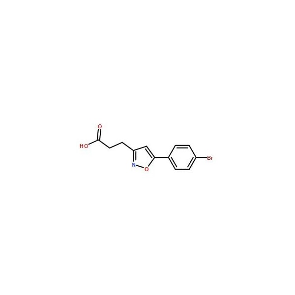 Ak Scientific 5-(4-Bromophenyl)isoxazole-3-propionic acid (1g), CAS 870703-99-4 5707AH-1g - main