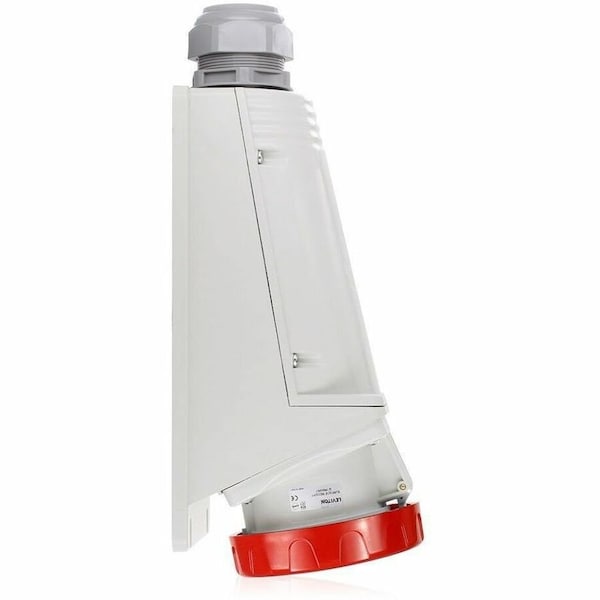 Leviton Pin & Sleeve Receptacle, 63 A, 440/460V AC, 4 Pole, Red W463-S11 - main