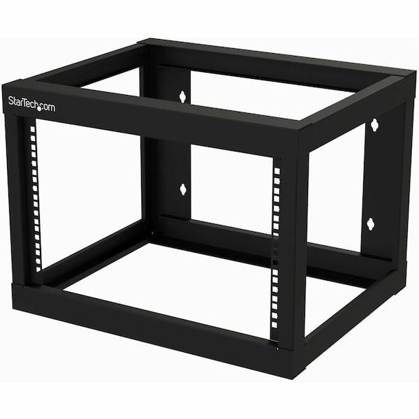 Startech.Com OPEN FRAME 6U WALL MOUNT SERVER RACK FOR PATCH PANELS, SWITCHES, DATA EQUIPMENT RK619WALLO - main