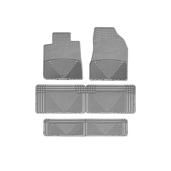 Weathertech Grey, Front, Rear, and Rear All Weather Floor Mats W68GRW25GRW60GR - main