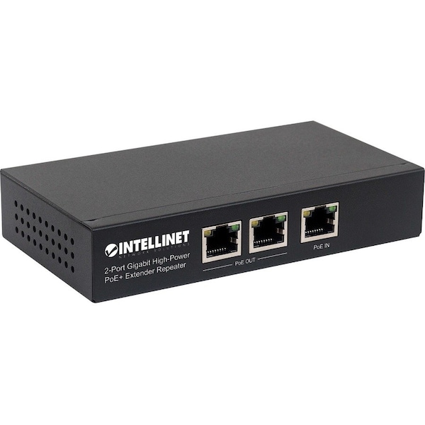 Intellinet Network Solutions Ieee 802.3At/Af Compliant Range Extender, 100 M (328 Ft.) Additional 561266 - main